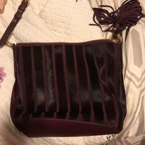 Suede Michael kors bag never used
